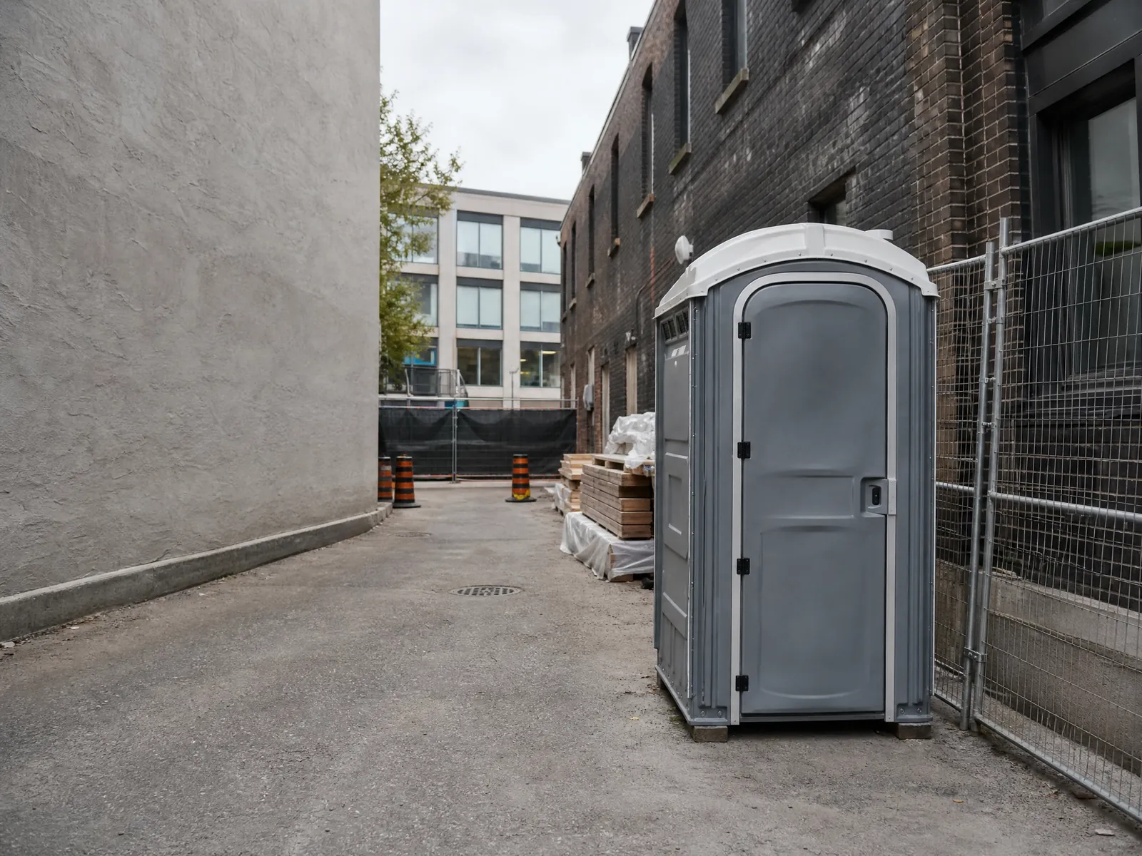 Restroom Trailer Rentals portable sanitation setup